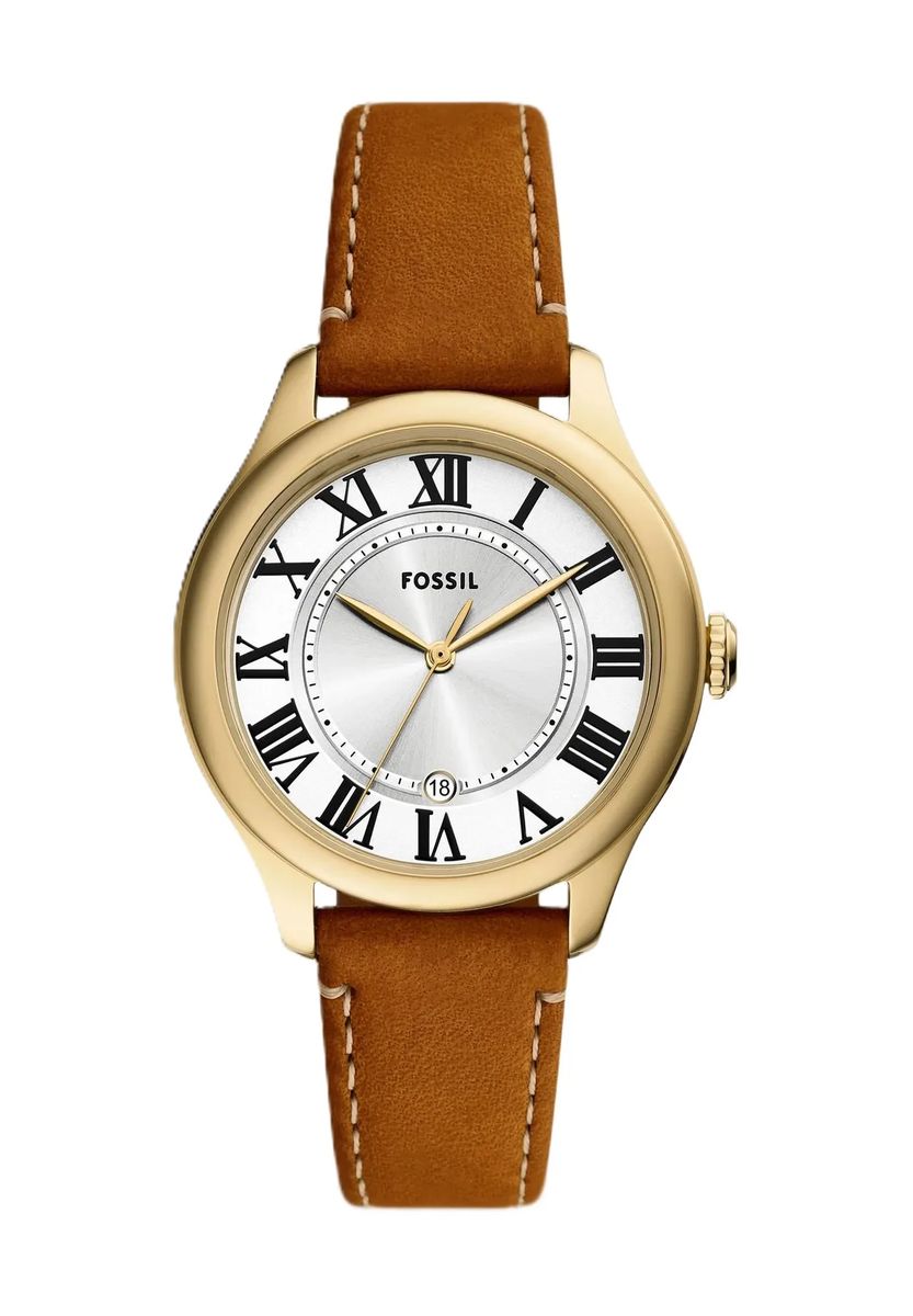 Vintage-Inspirierte Lederarmbanduhr
