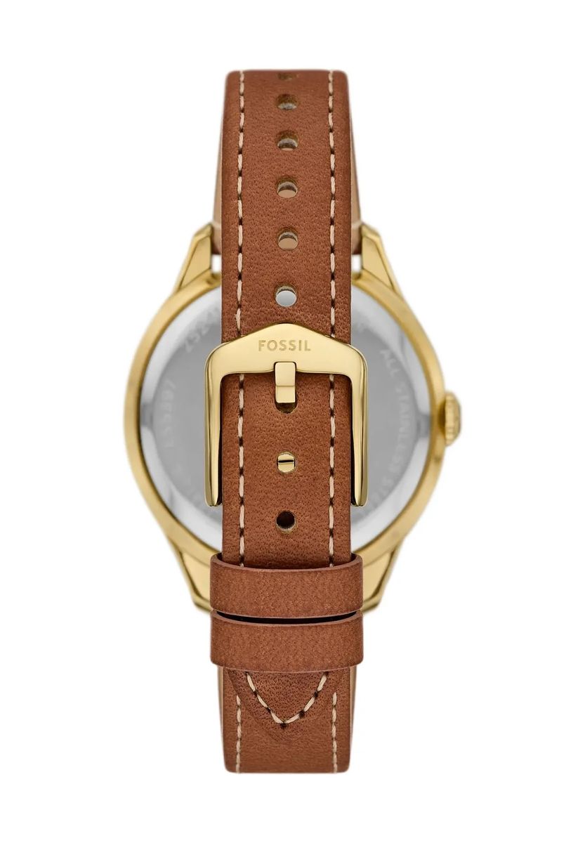 Vintage-Inspirierte Lederarmbanduhr