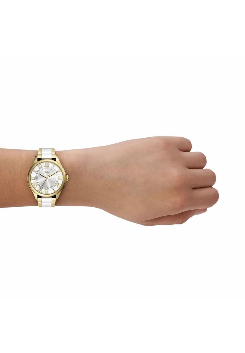 Elegante Keramikuhr mit römischen Ziffern