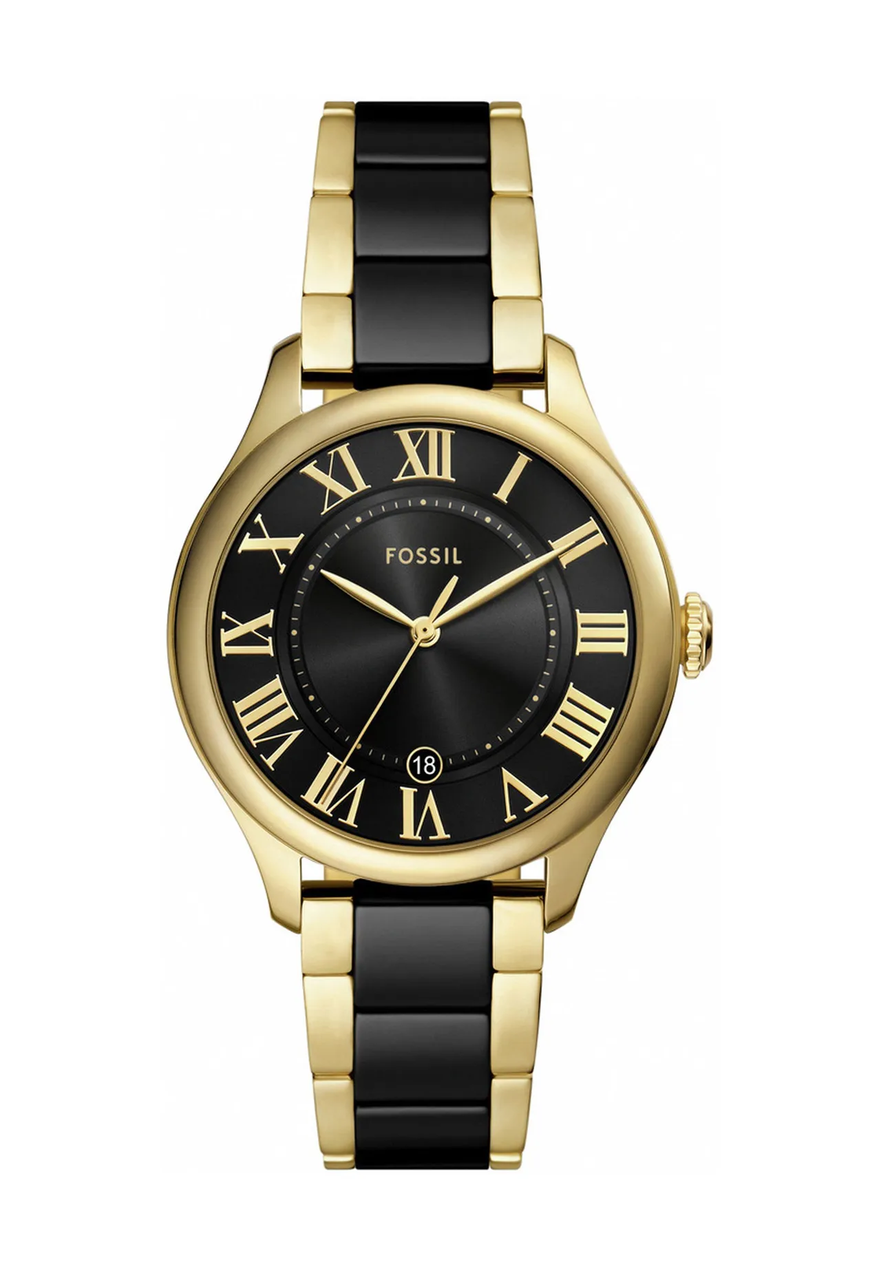 Elegante Keramik-Armbanduhr mit Datum