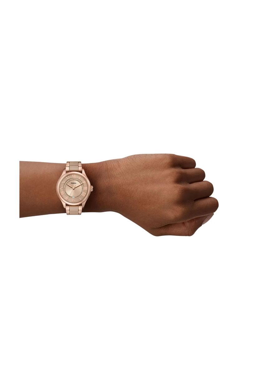 Elegante Armbanduhr mit Keramikgliedern