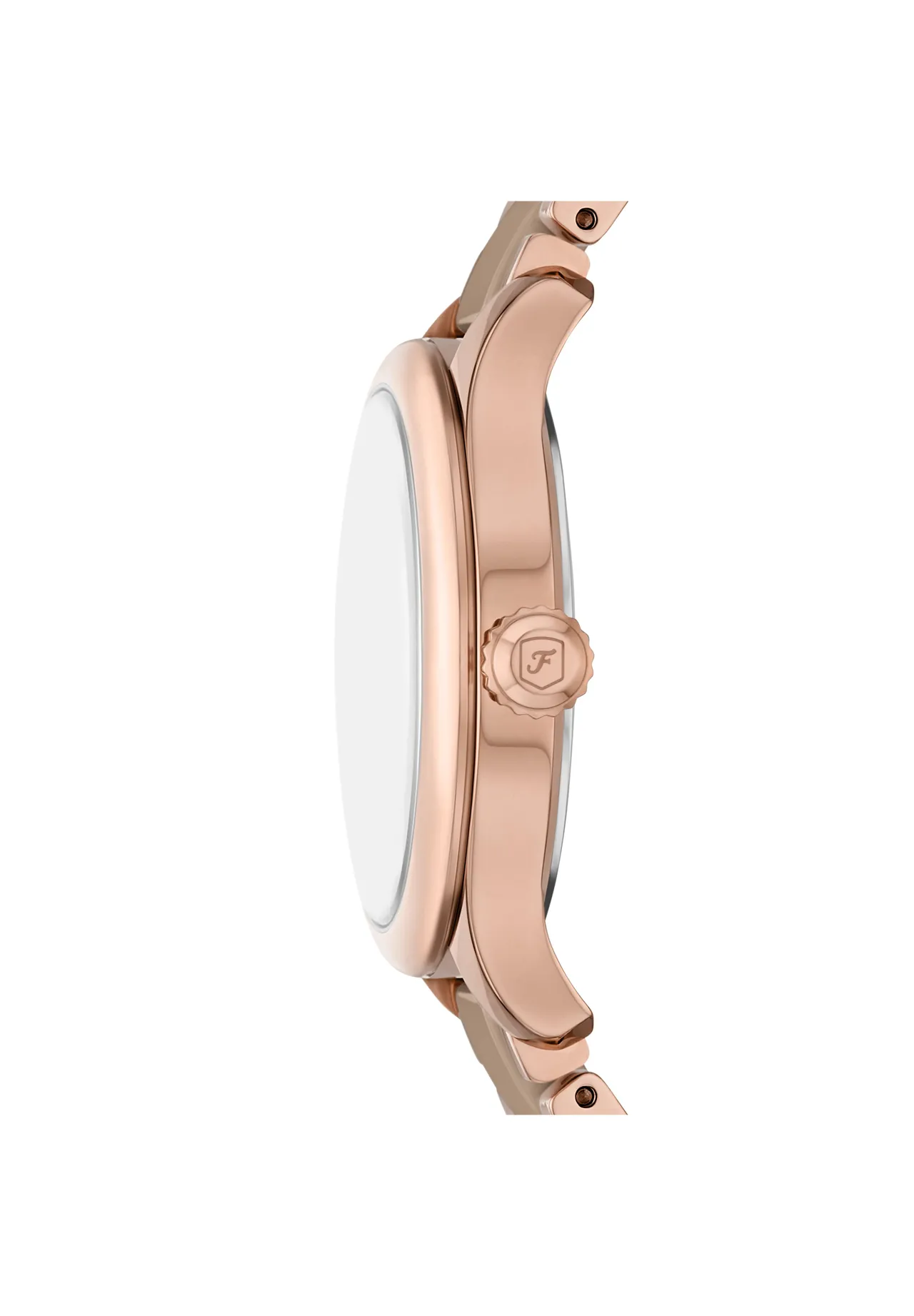 Elegante Armbanduhr mit Keramikgliedern
