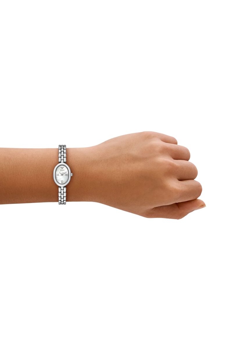 Elegante kleine ovale Armbanduhr
