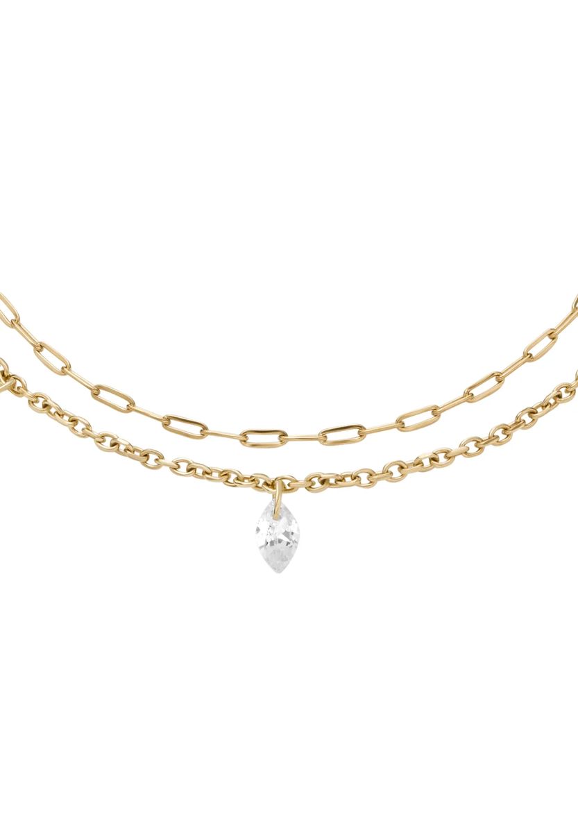 Mehrreihiges Armband mit Navette-Anhängern
