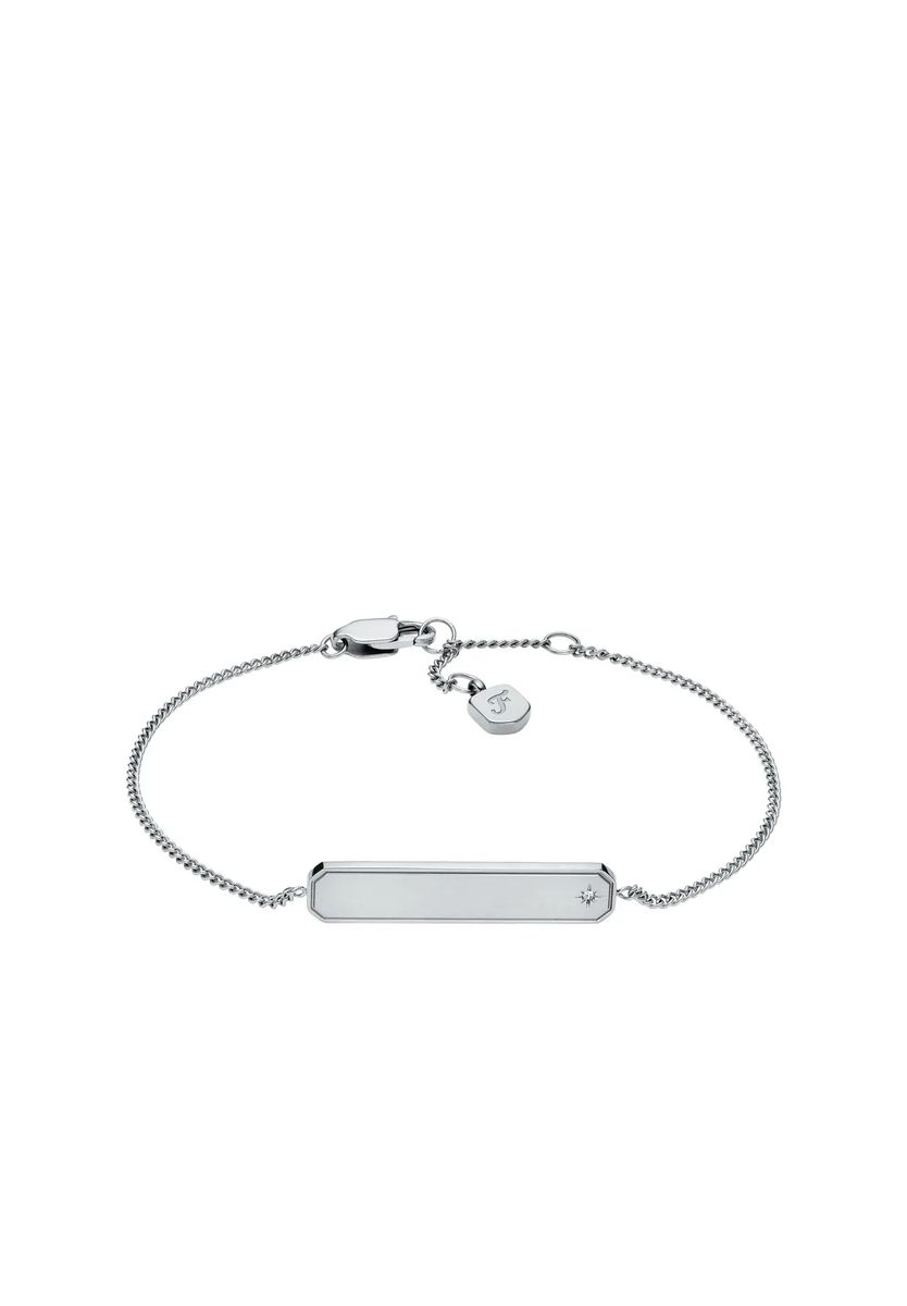 Schlichtes Armband mit ID-Plakette