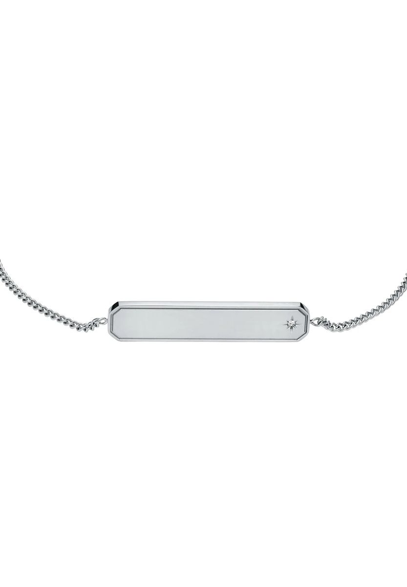 Schlichtes Armband mit ID-Plakette