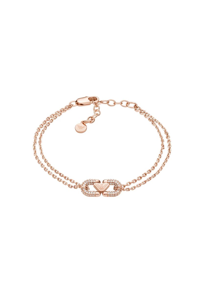 Elegantes Kettenglied-Armband mit Logo
