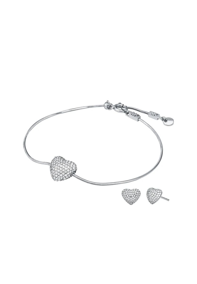 Pavé Herz Schmuckset