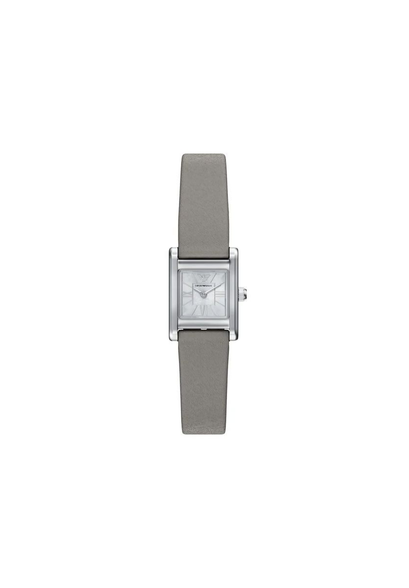 Elegante rechteckige Uhr mit Perlmutt
