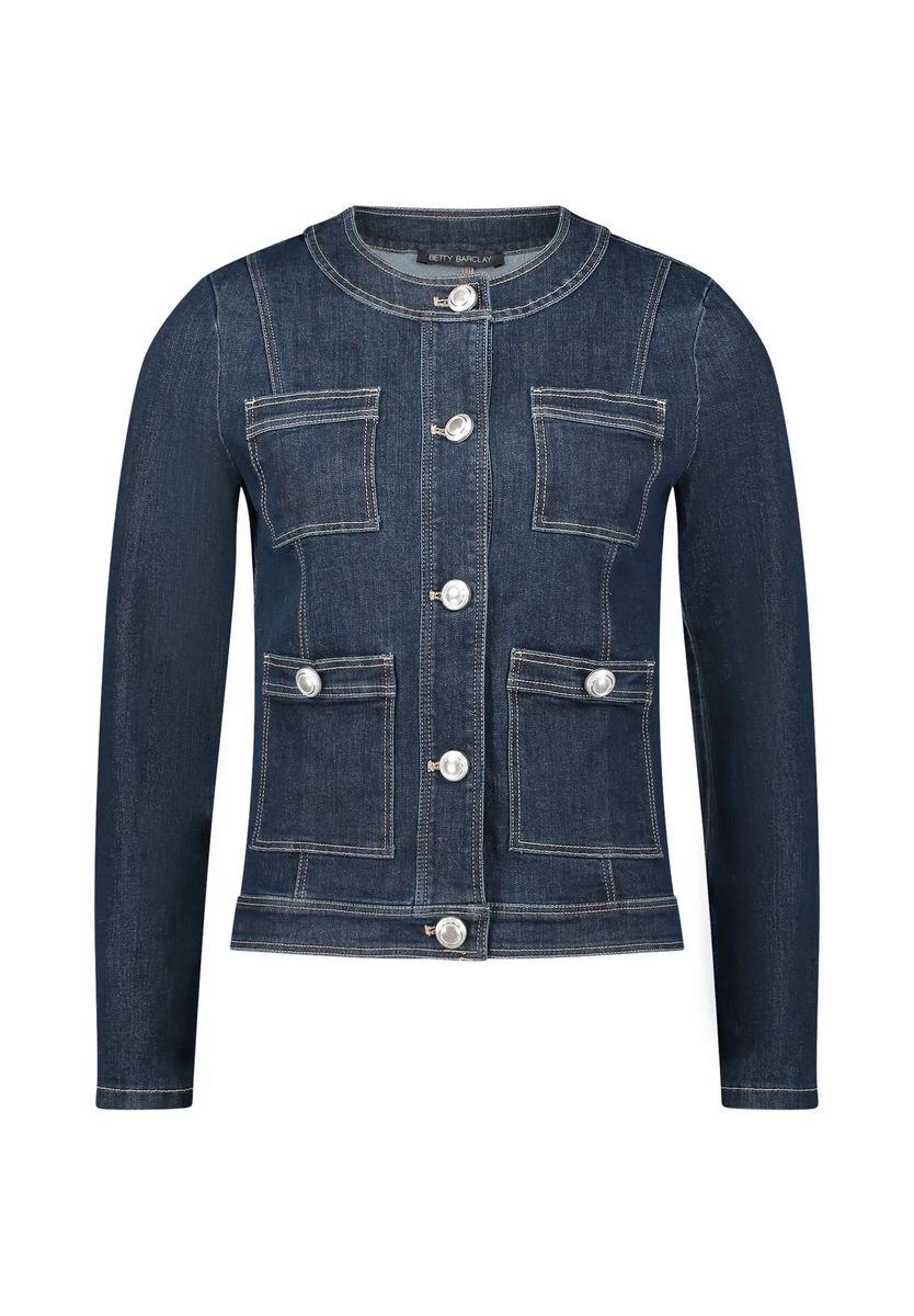 Taillierte Jeansjacke im Lady-Stil