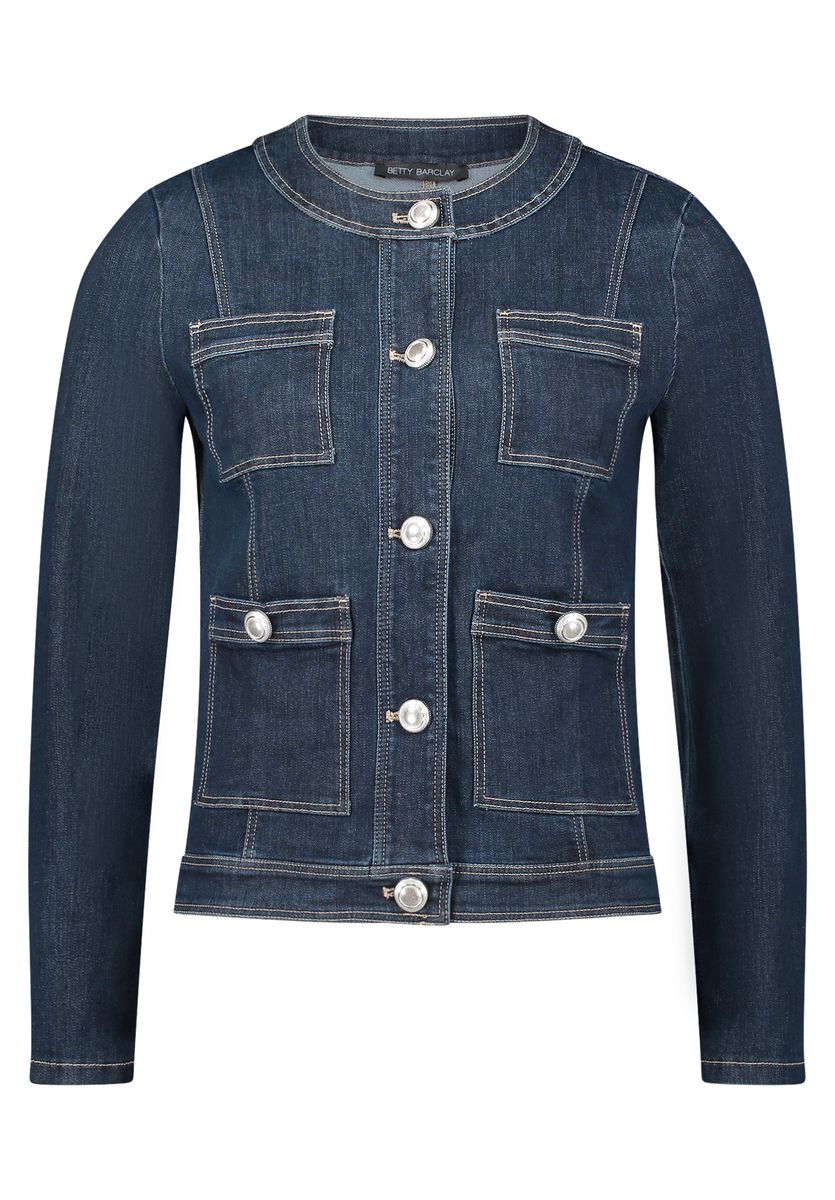 Taillierte Jeansjacke im Lady-Stil