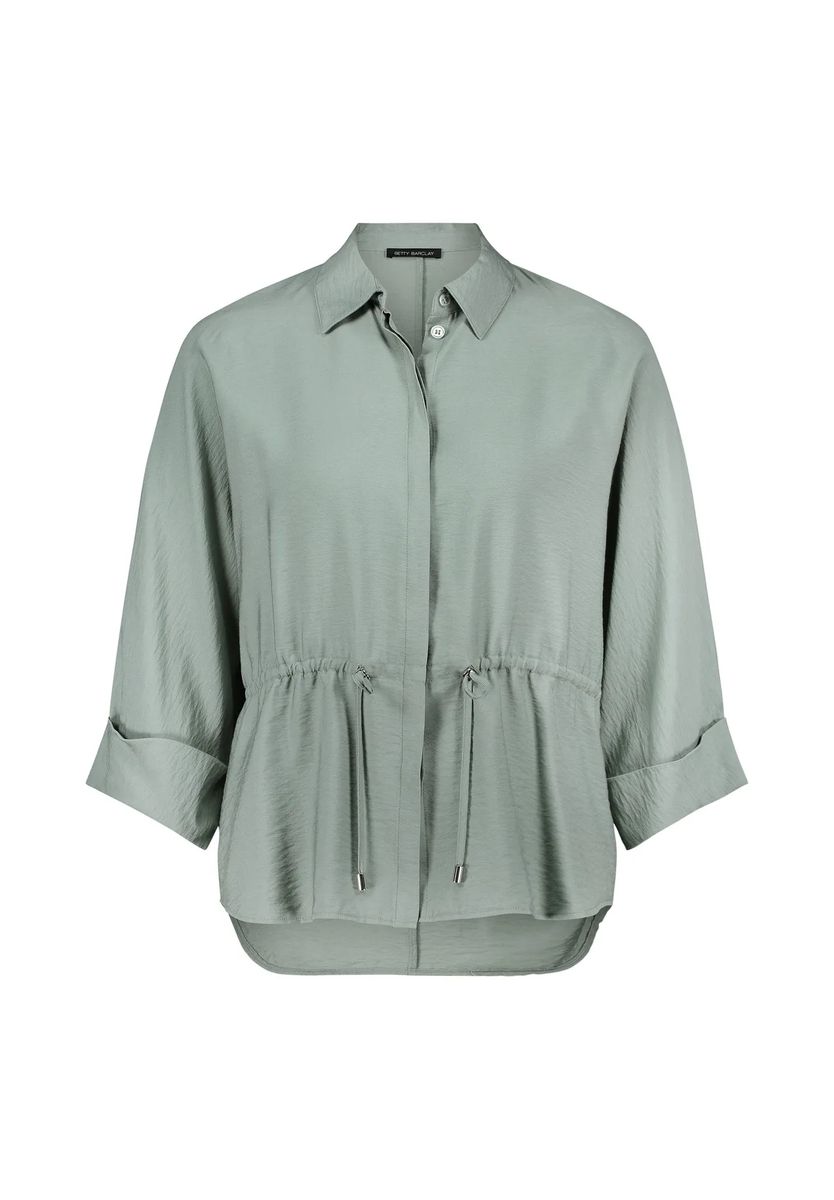 Lässige Hemdjacke mit Tunnelzug