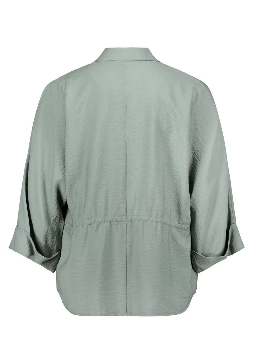 Lässige Hemdjacke mit Tunnelzug