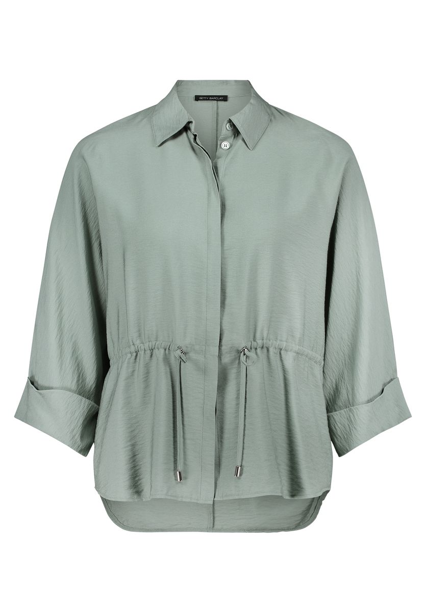 Lässige Hemdjacke mit Tunnelzug