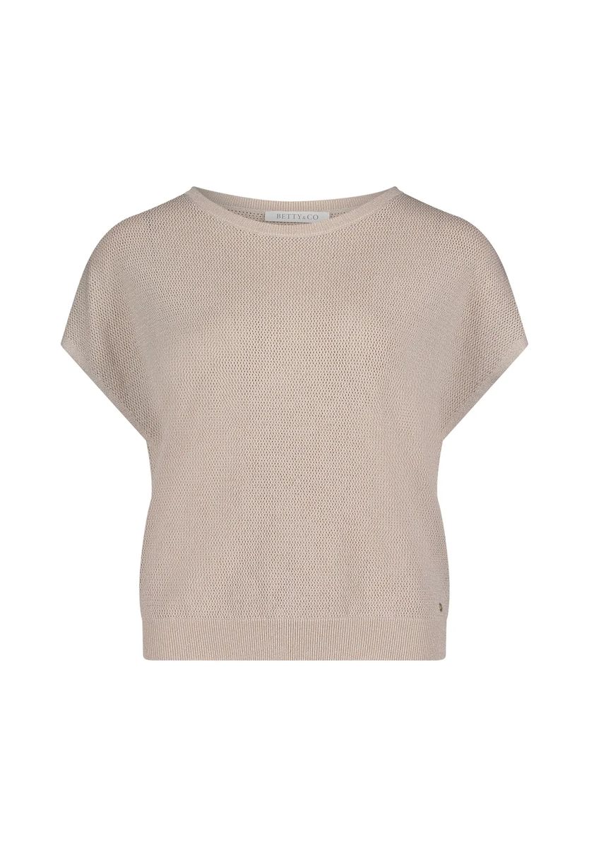 Stricktop mit U-Boot-Ausschnitt