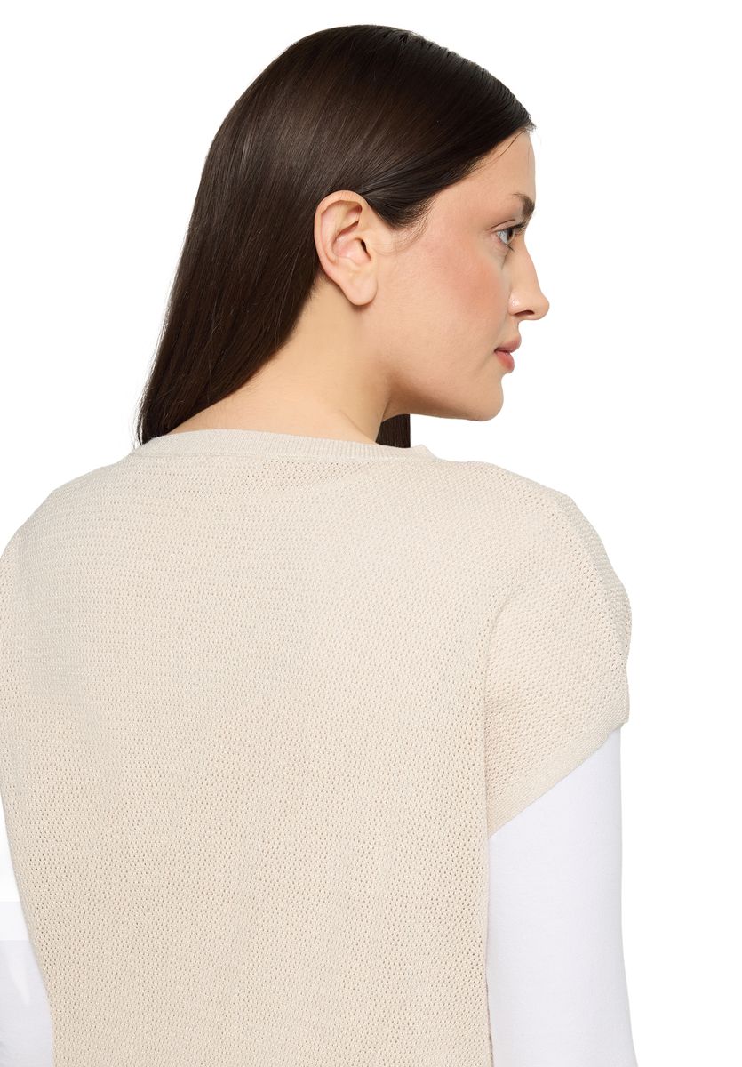 Stricktop mit U-Boot-Ausschnitt