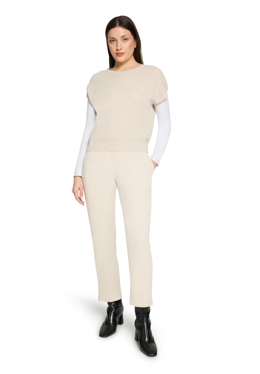 Stricktop mit U-Boot-Ausschnitt