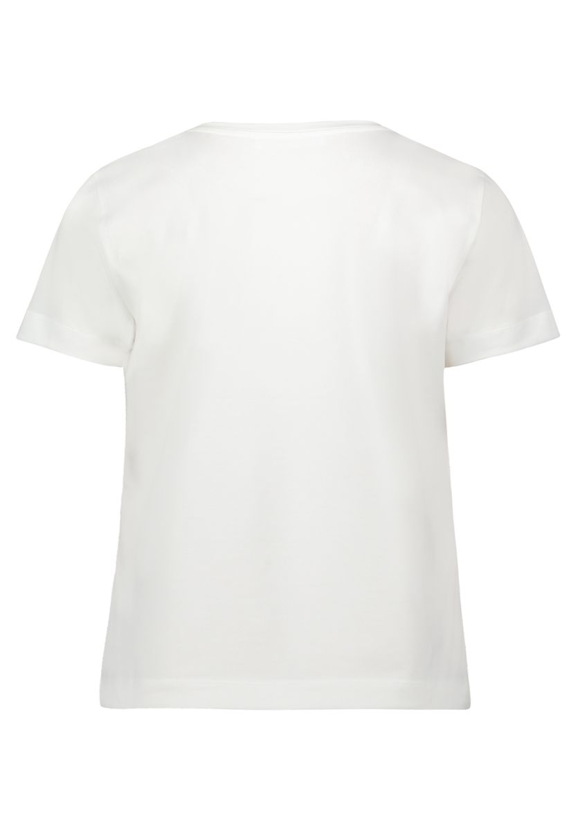 T-Shirt mit mediterranem Zitrus-Kachel-Print