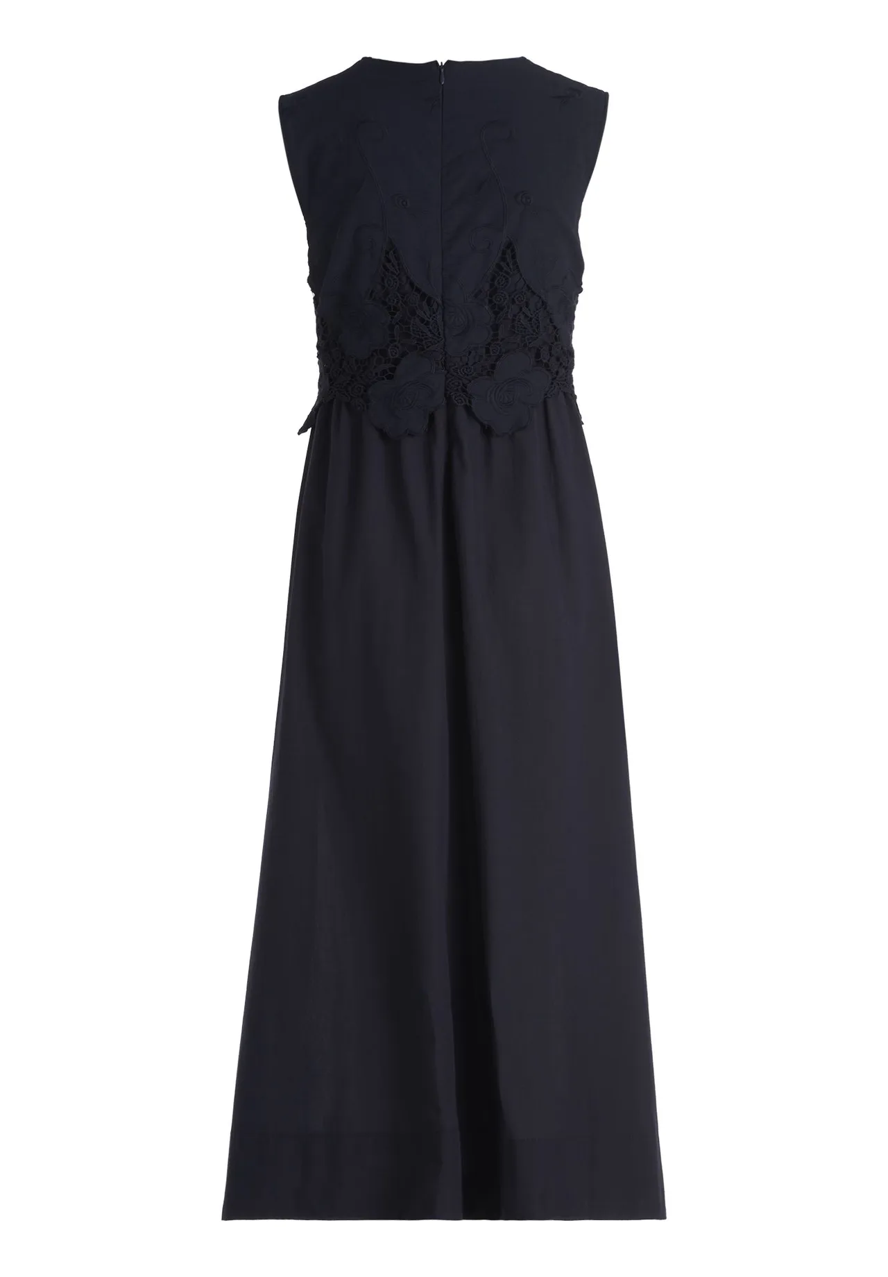Elegantes Midikleid mit Spitzendetails