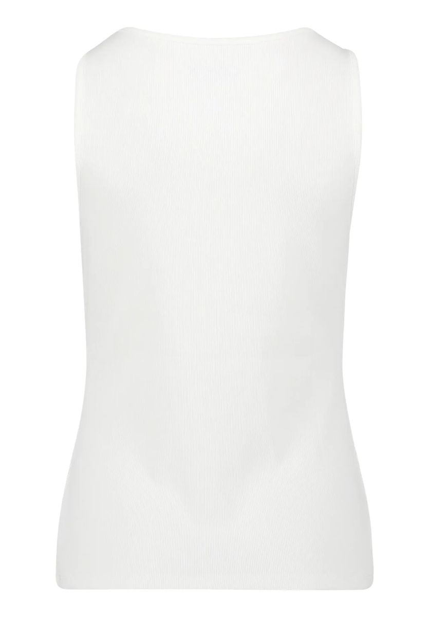 Geripptes Tanktop mit Cut-Out