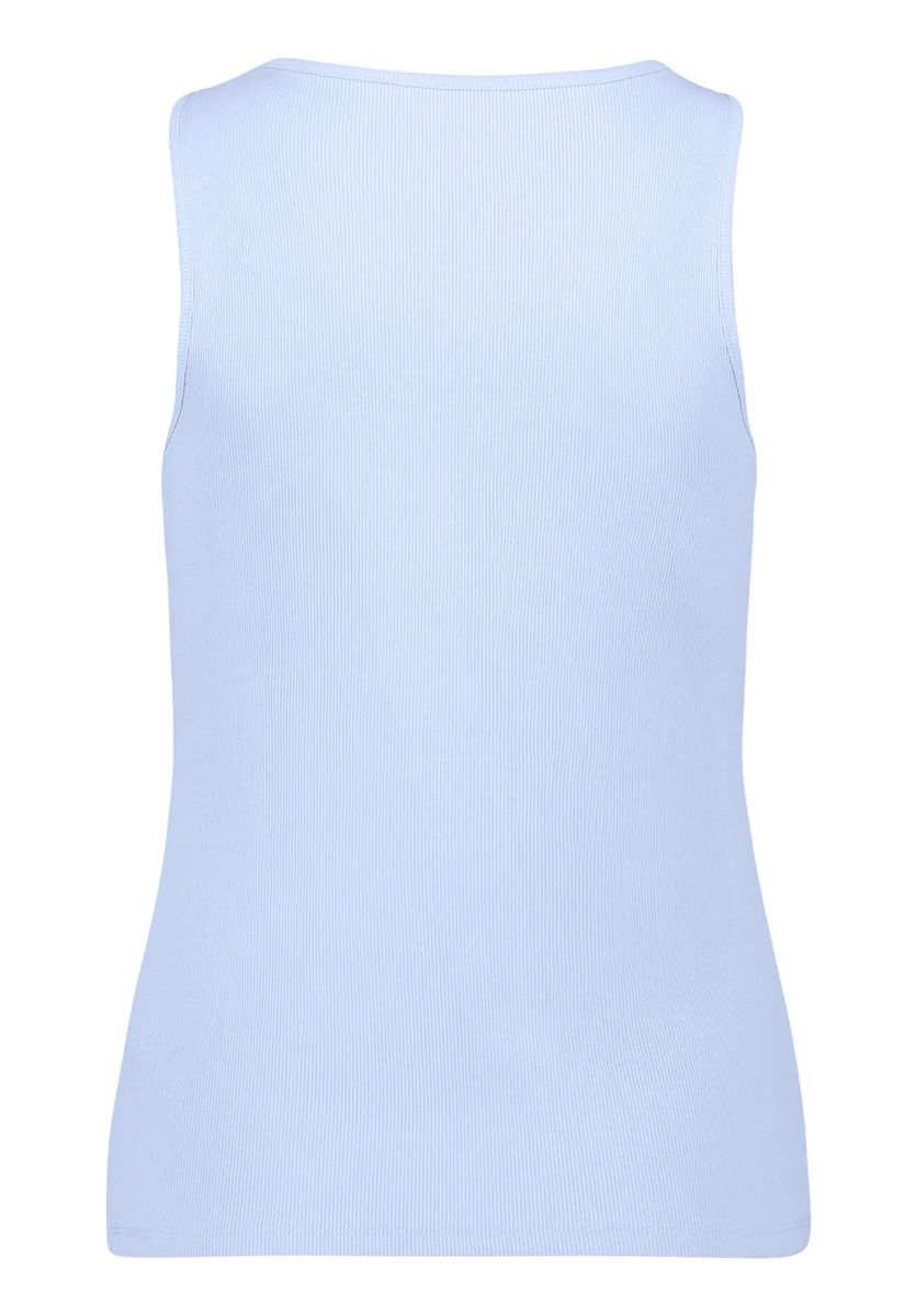 Geripptes Tanktop mit Cut-out