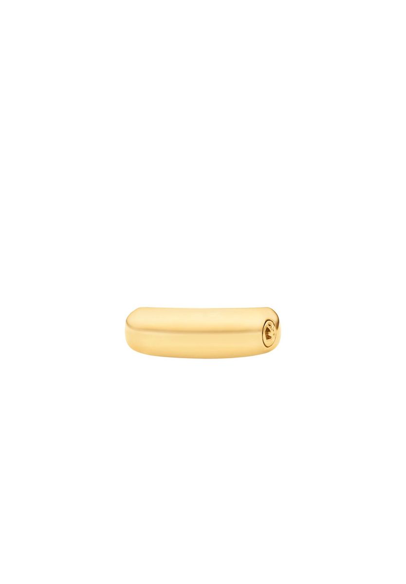 Markanter Polierter Soft Square Ring