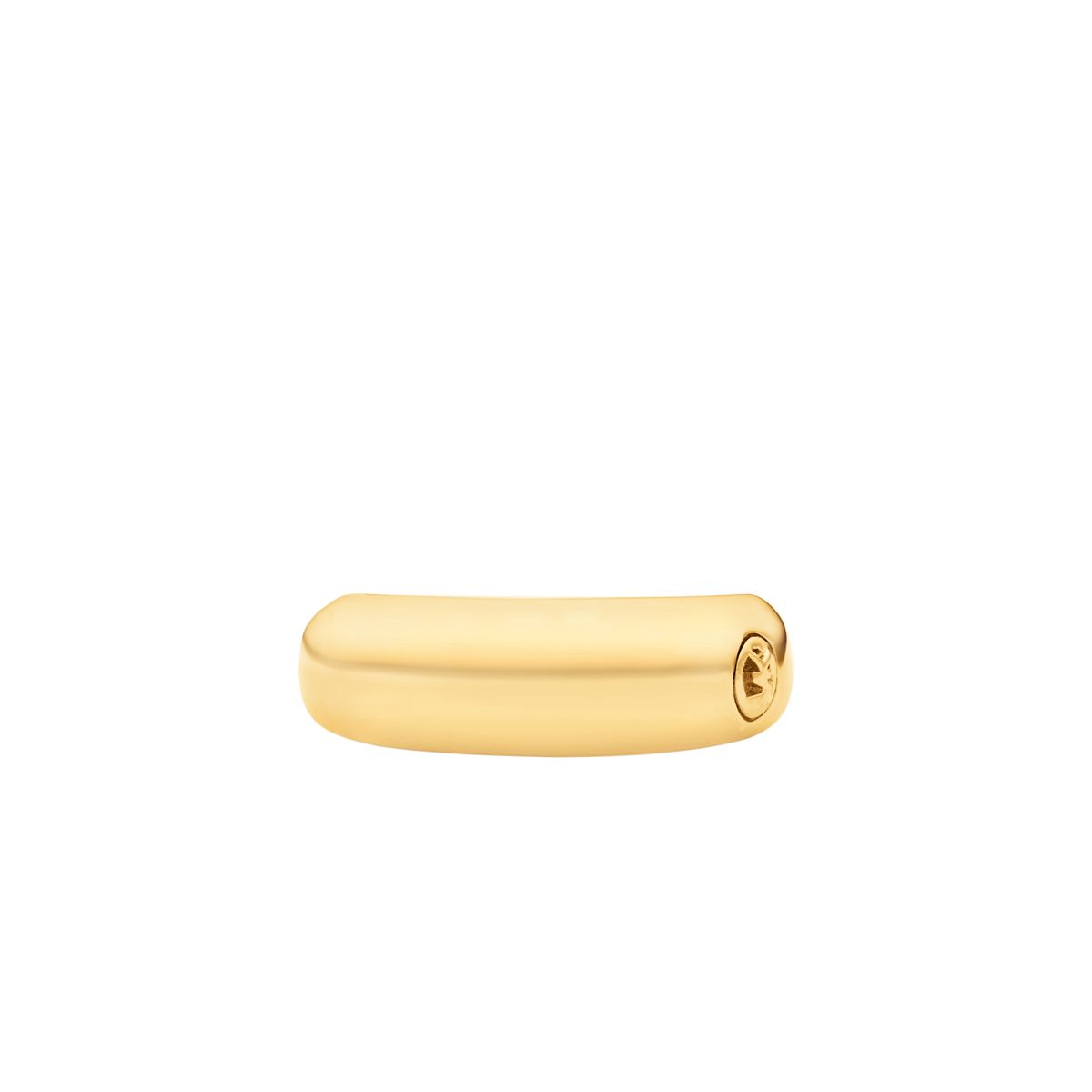 Markanter Polierter Soft Square Ring