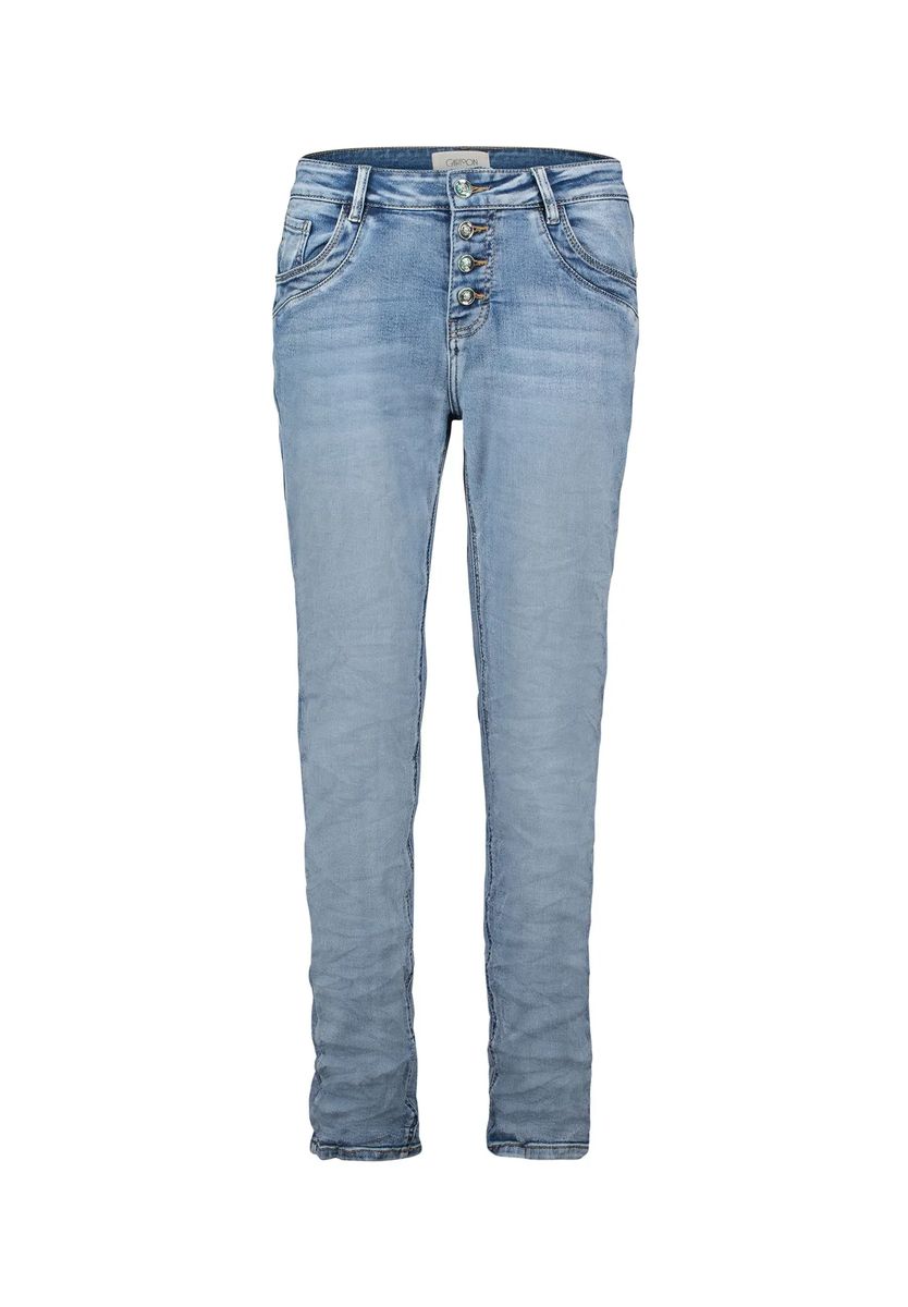 Lässige Boyfriend-Jeans in Vintage-Optik