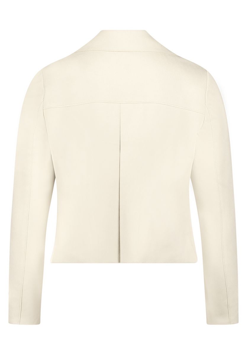 Minimalistische kurze offene Jacke