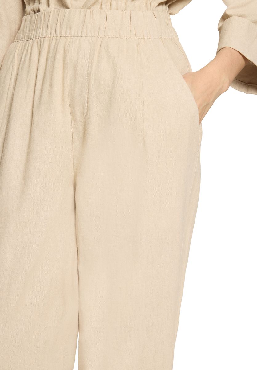 Lässige Stoffhose mit Kordelzug