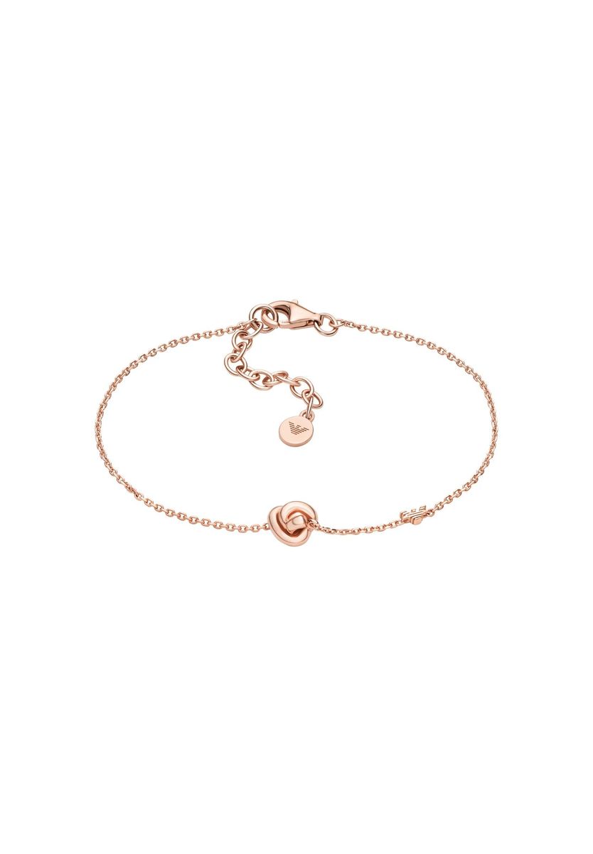 Elegantes Roségold-Armband mit Knotendetail