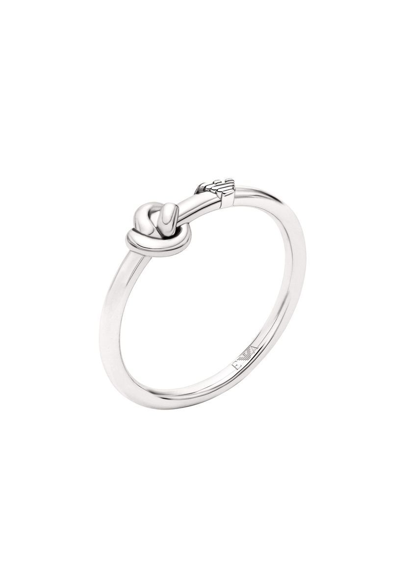 Minimalistischer Knotenring aus Sterlingsilber