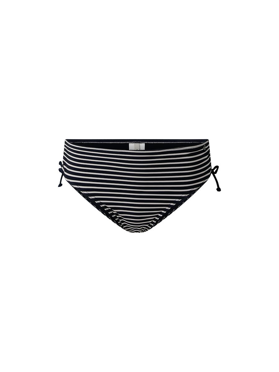 Gestreifte Bikinihose mit Schnürung