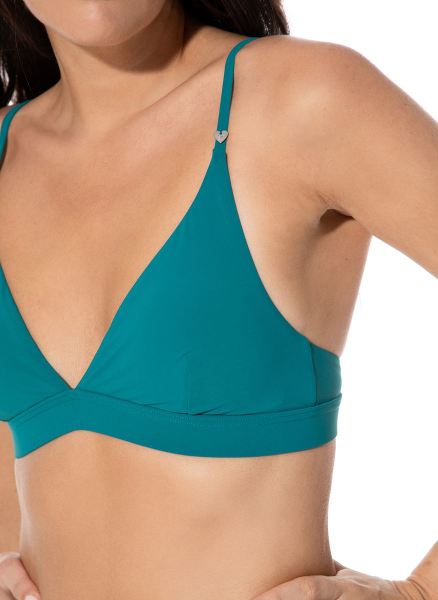 Triangel-Bikini-Top mit Polsterung