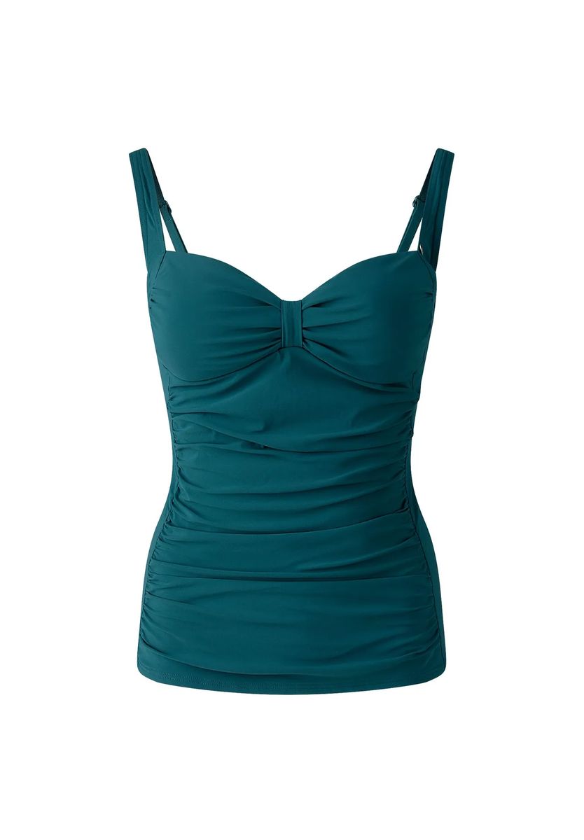 Tankini-Top mit Raffungen