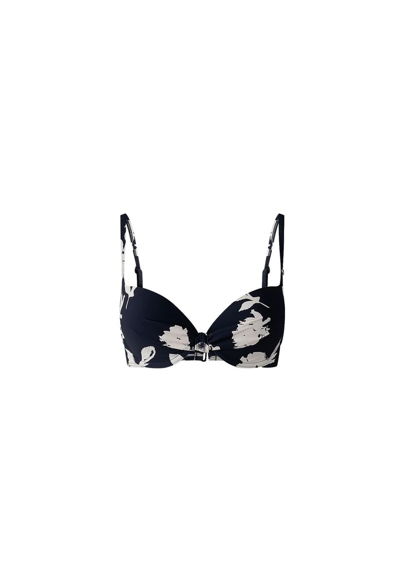 Bügel-Bikini-Top mit Blumenmuster