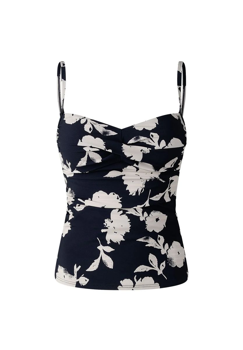 Tankini-Oberteil mit floralem Print