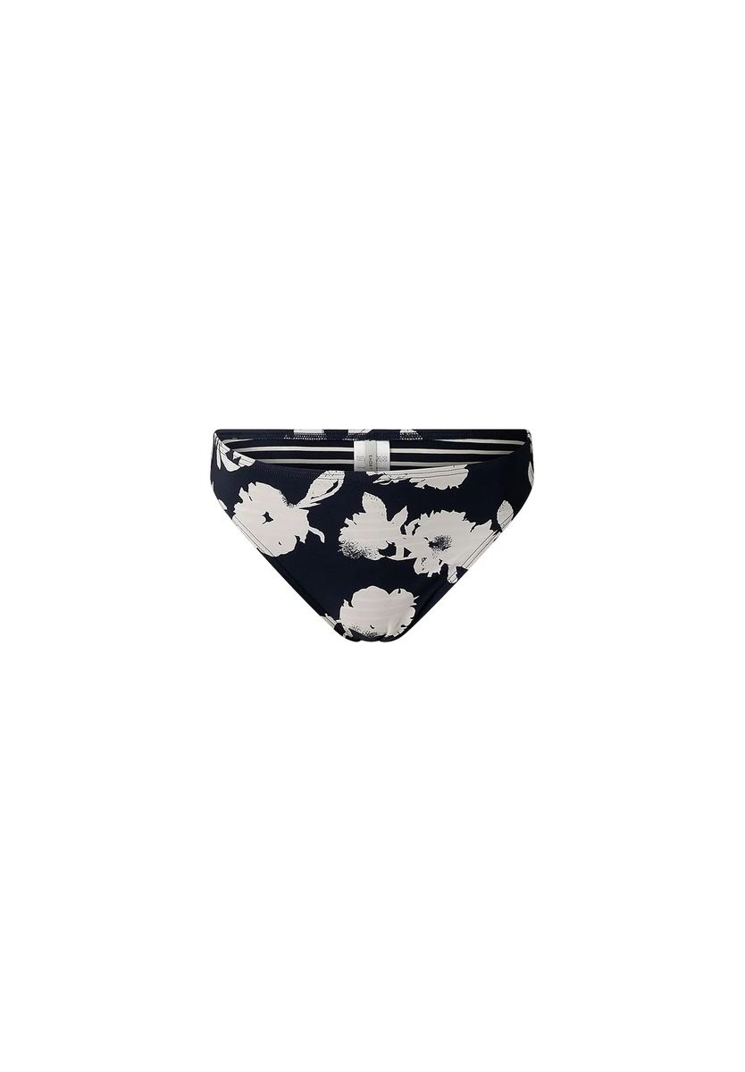 Bikini-Hose mit großem Blumenmuster