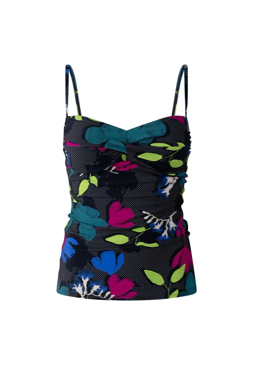 Tankini mit Raffung und Herzausschnitt