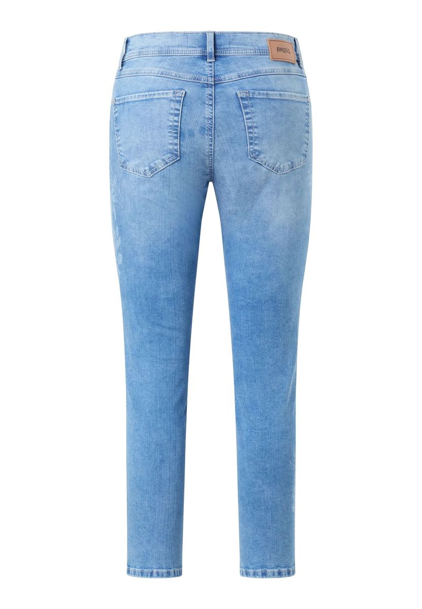 7/8-Jeans mit floralem Print