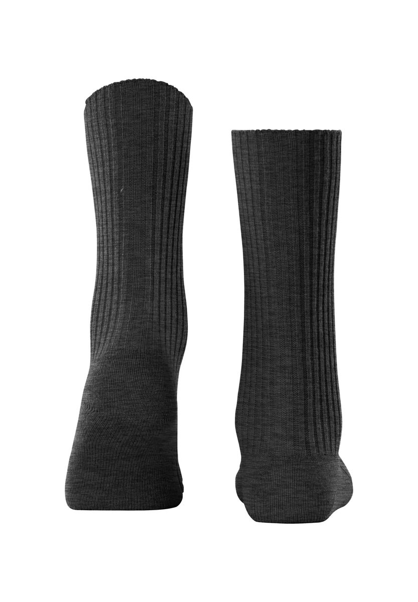 Gerippte Merino- und Kaschmirsocken