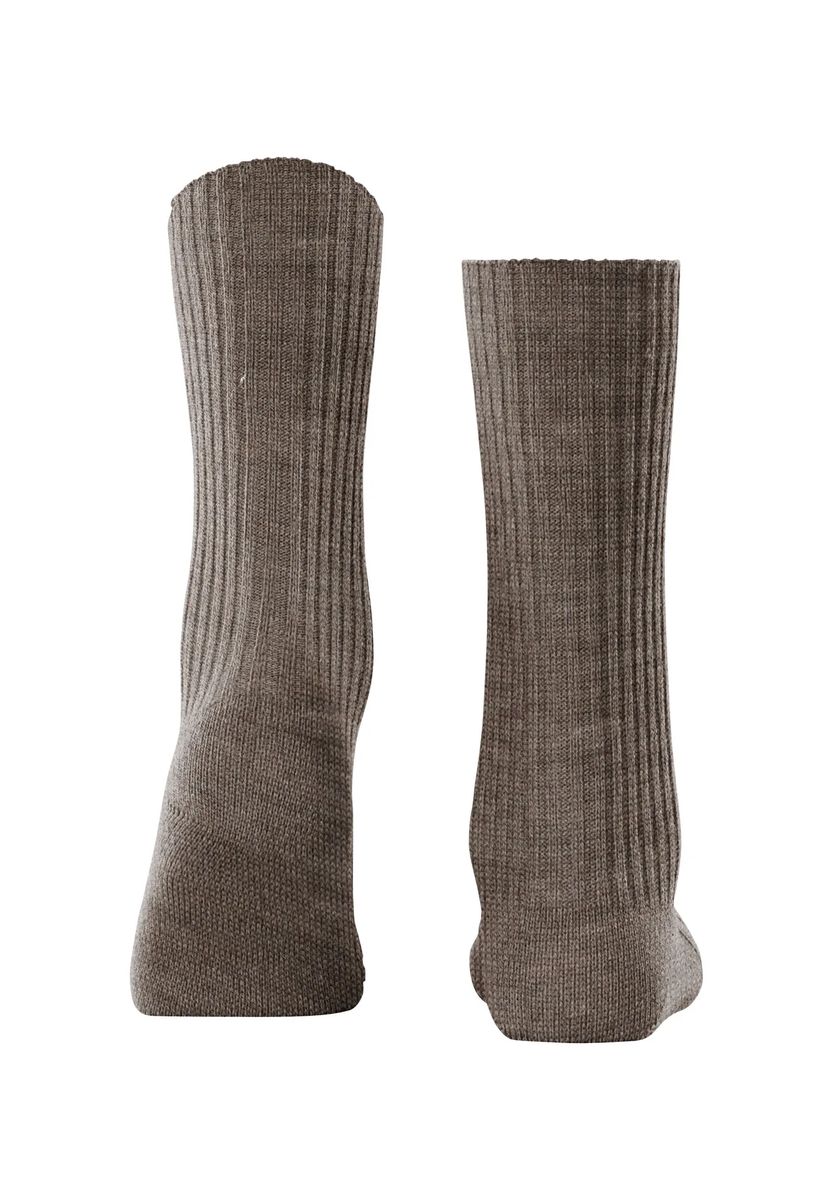 Gerippte Woll- und Kaschmir-Bootsocken