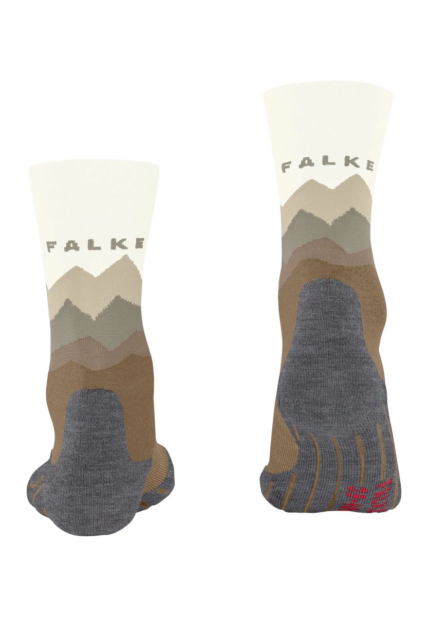 Gepolsterte Wandersocken mit Bergsilhouette