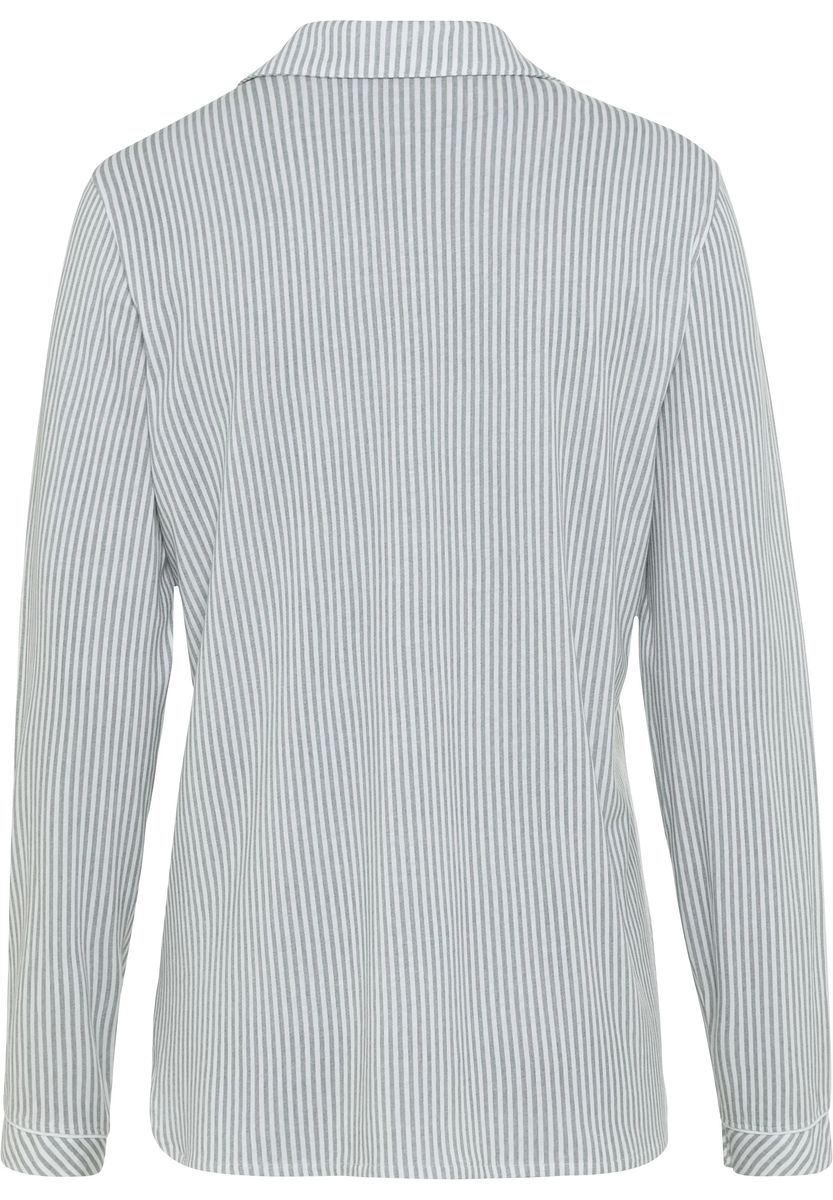 Gestreiftes Schlafshirt aus Baumwollmix