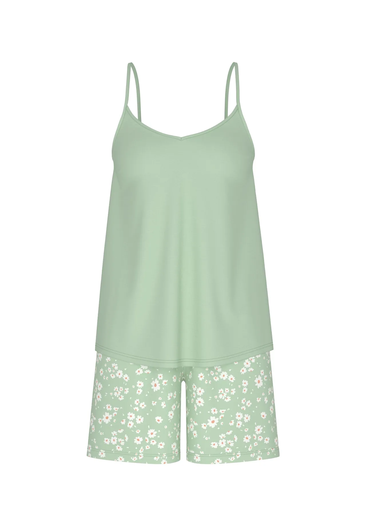 Zartes Pyjama-Set mit Gänseblümchen-Muster