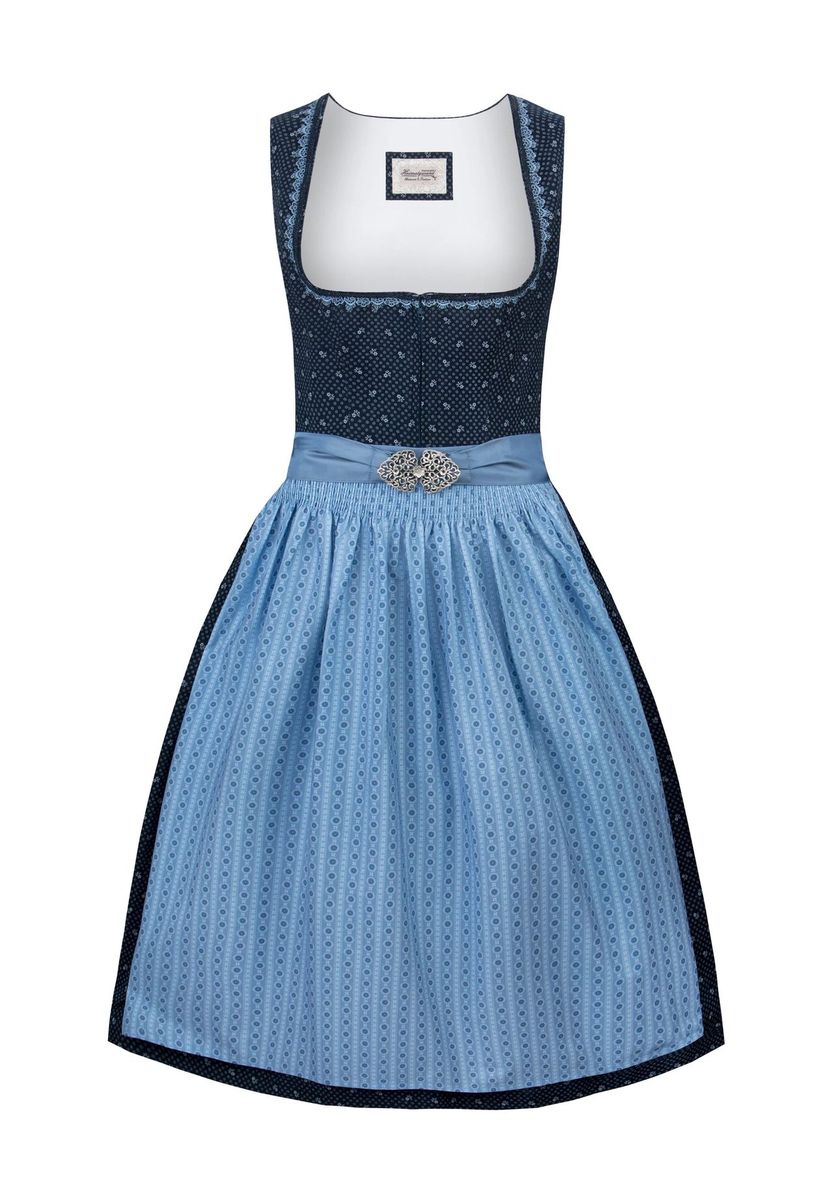 Traditionelles minimalistisches Midi-Dirndl