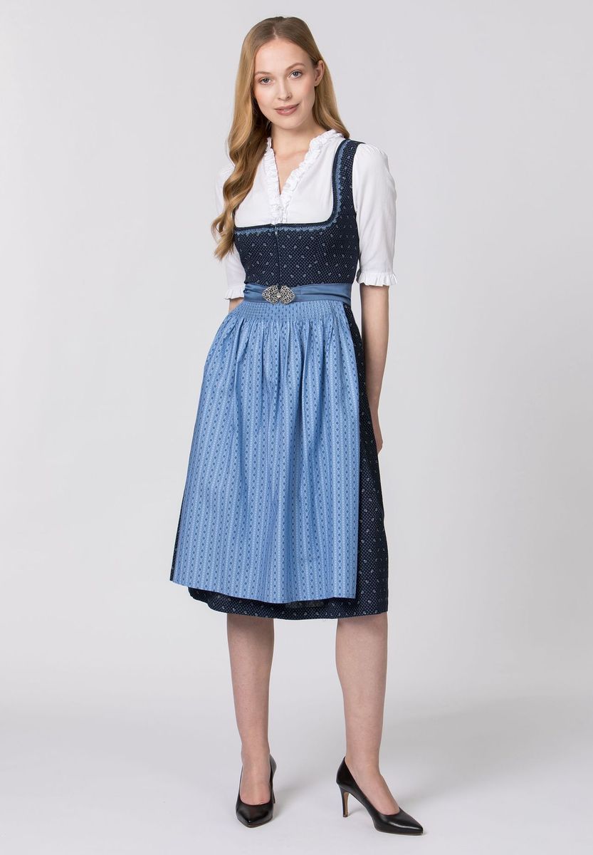 Traditionelles minimalistisches Midi-Dirndl