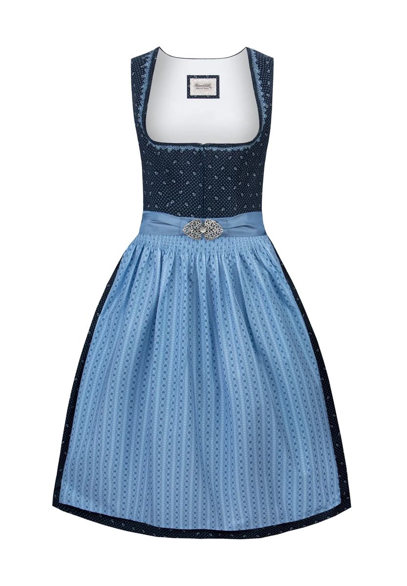 Traditionelles minimalistisches Midi-Dirndl