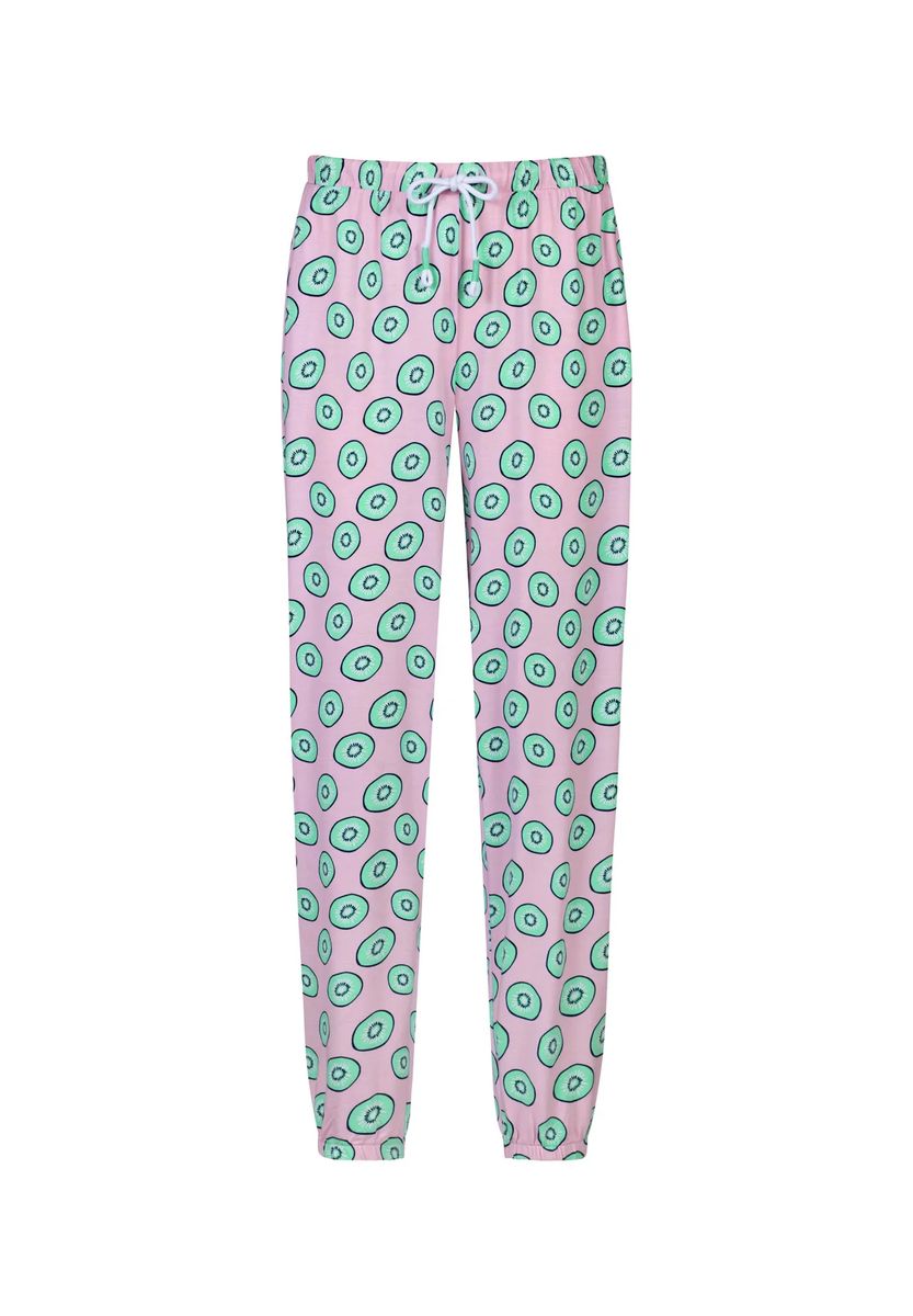 Schlafanzughose mit Kiwi-Print