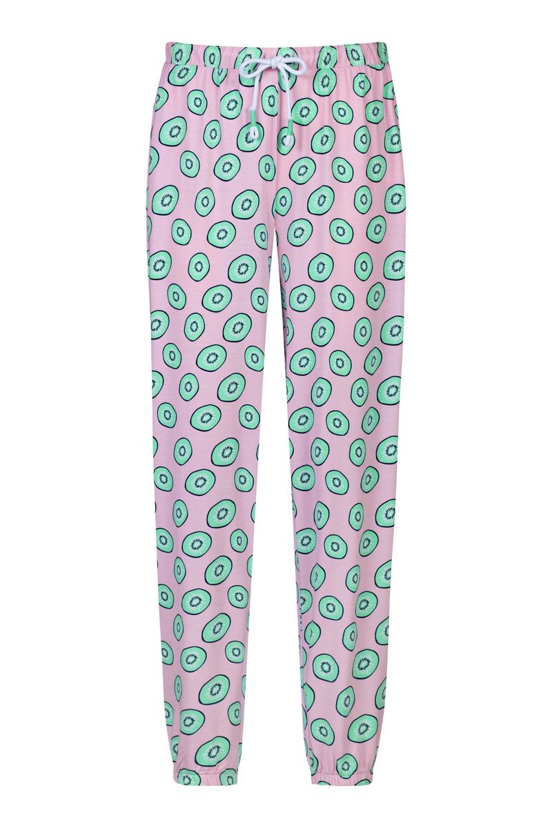 Schlafanzughose mit Kiwi-Print